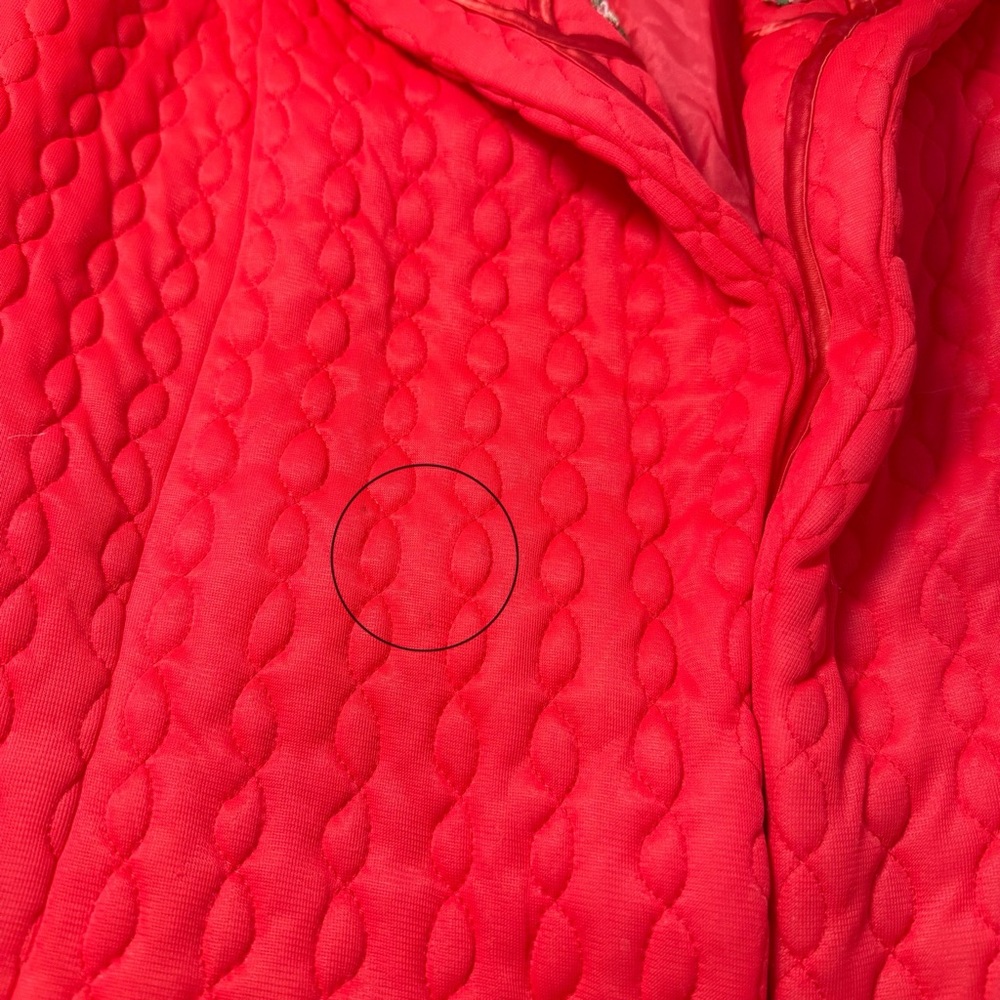 Vintage Rhapsody by Glazier Quilted Bed Jacket w/ Belt 💋✨ - Picture 14 of 14